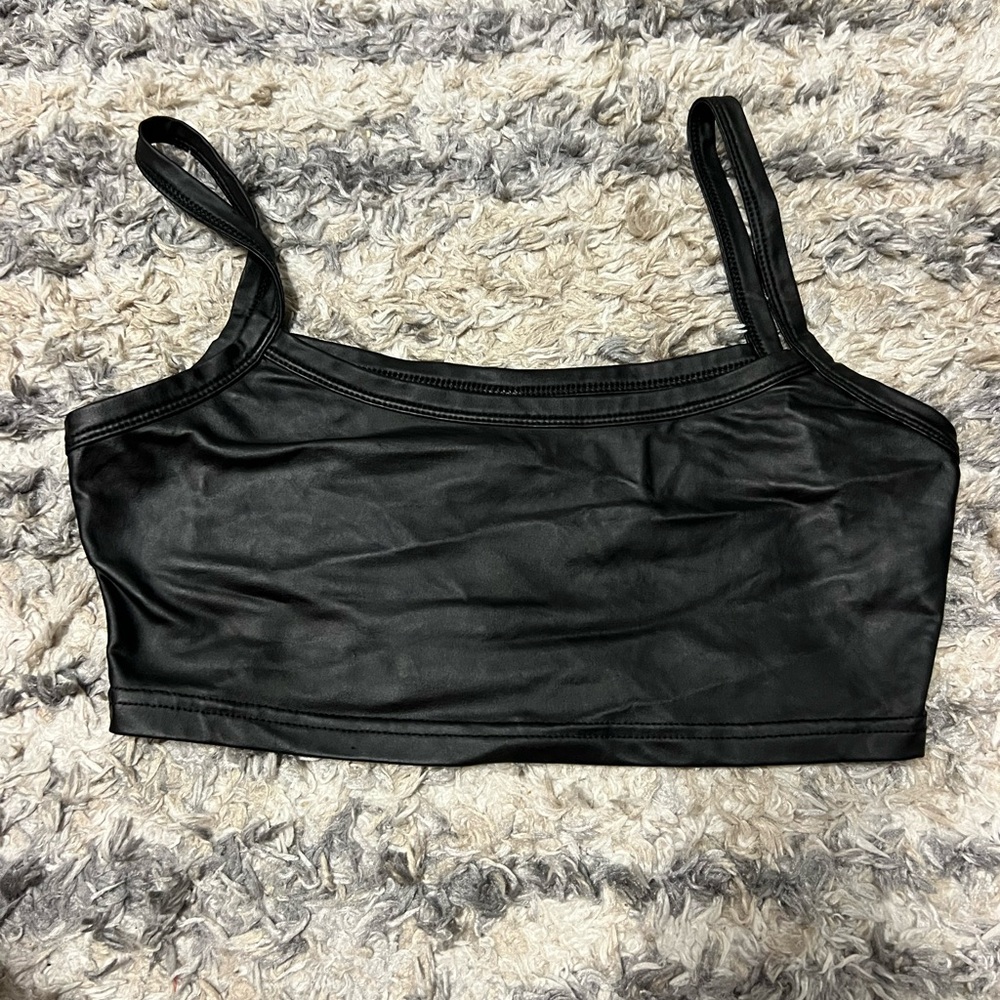 Leather top